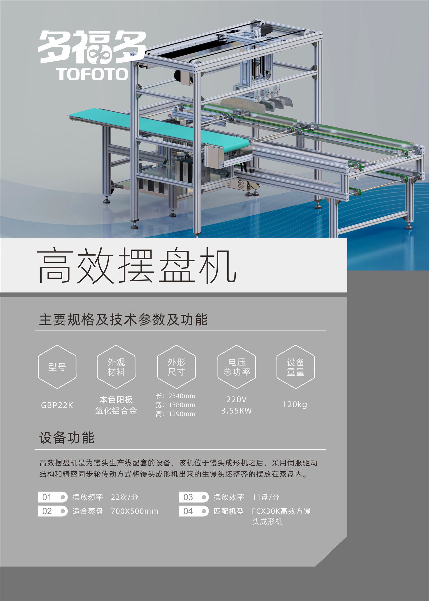 高效摆盘机